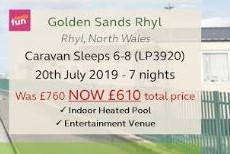 golden sands rhyl hoseasons offer